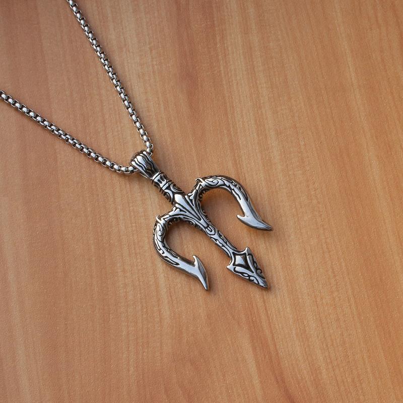 Product Introduction of 60CM Harpoon Necklace With Stainless Steel Necklace For Men And Women 10