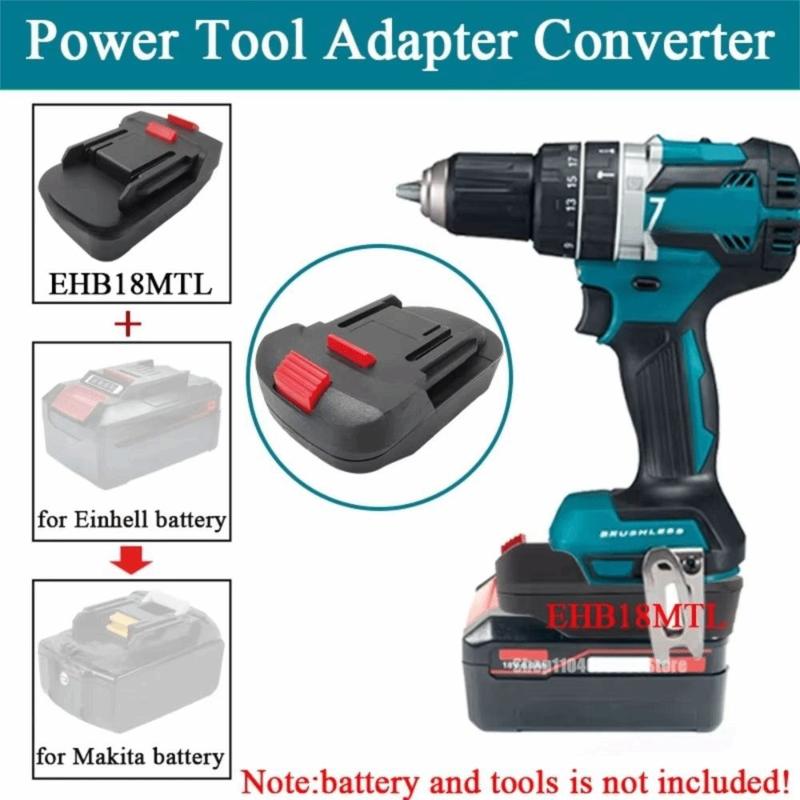 PacknGo Mới 2 trong 1 Bộ chuyển đổi pin lithium 18V Đế chuyển đổi nhựa Bộ…