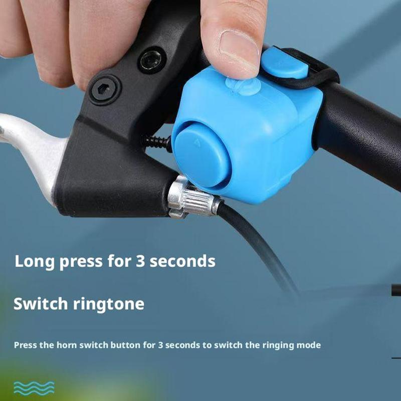 Product Introduction of Bike Electronic Loud Horn 130 Db Warning Safety Electric Bell Police Siren Bicycle Handlebar Alarm Ring Bell Cycling Accessories 21
