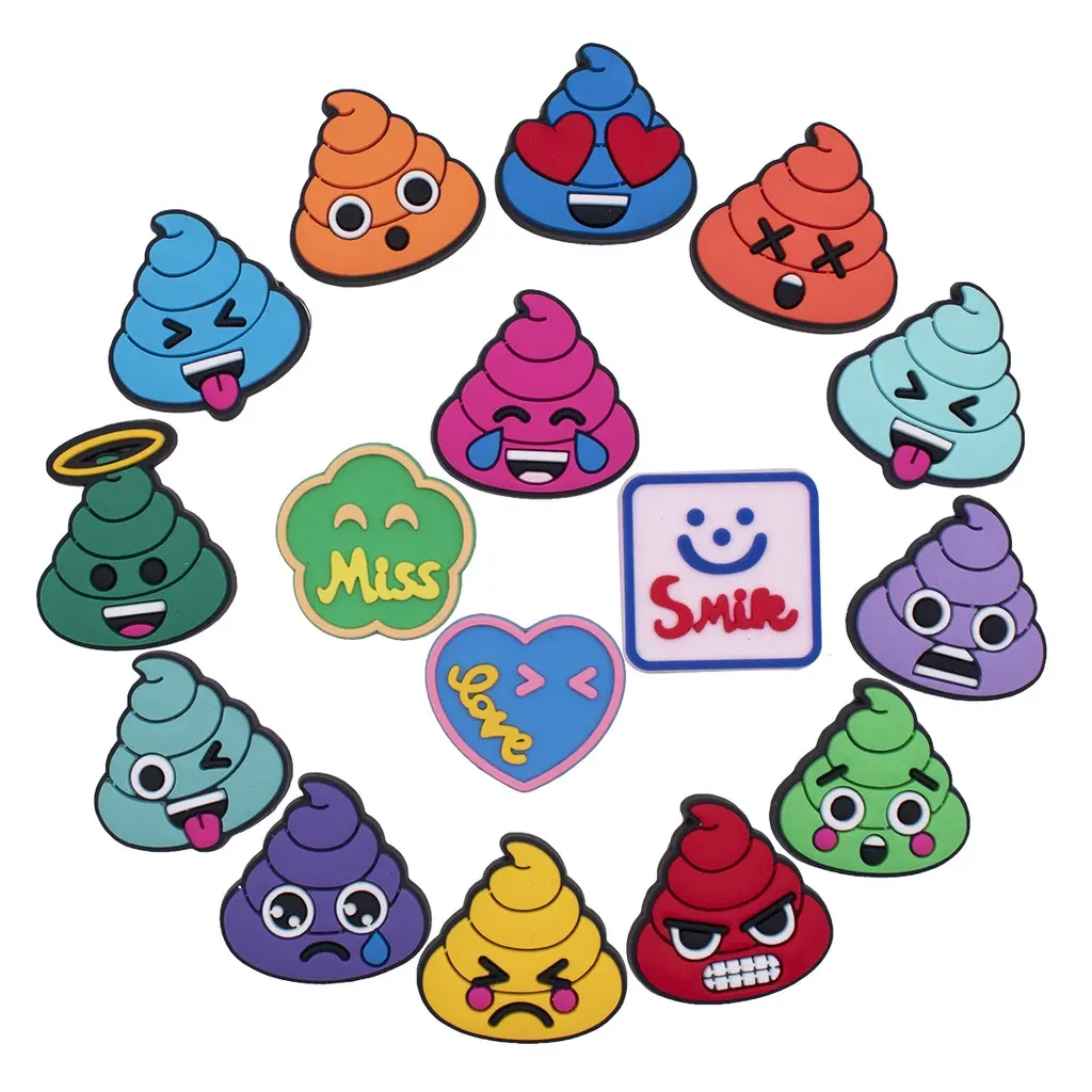 322 Pin Sandal Charms Emoticon Pup