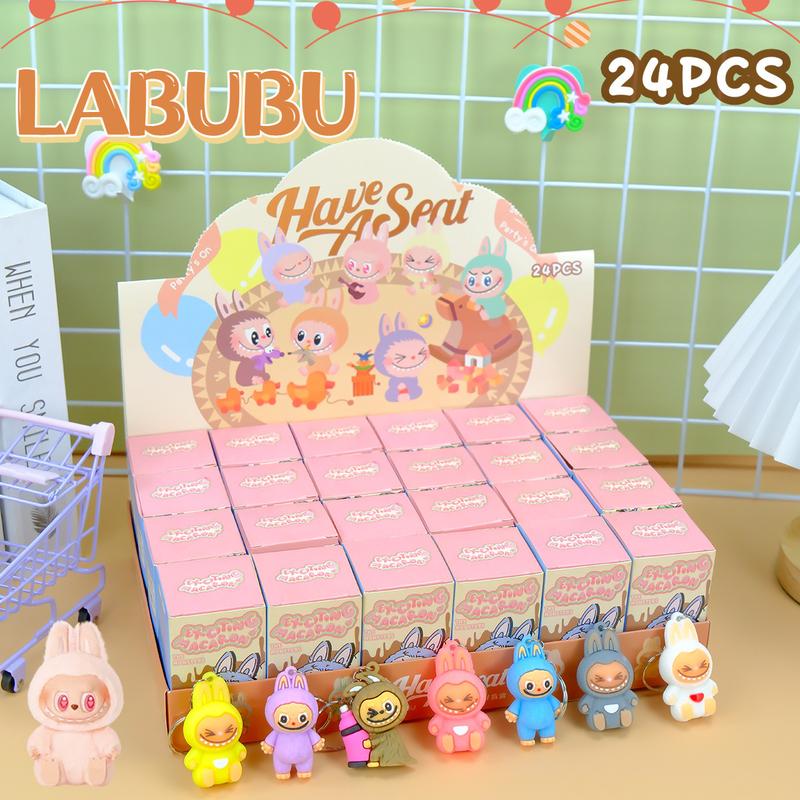 Hộp Xe Ô Tô Labubu, Vải Rèm, Hộp mù, Mặt Dây Chuyền Búp Bê, Dễ - TikTok ...