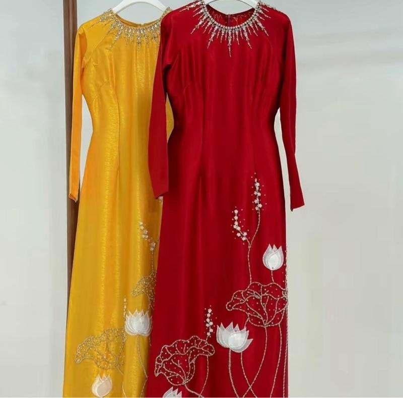 Product Introduction of Áo dài các mẹ sui đủ 2 màu cho các mẹ 10