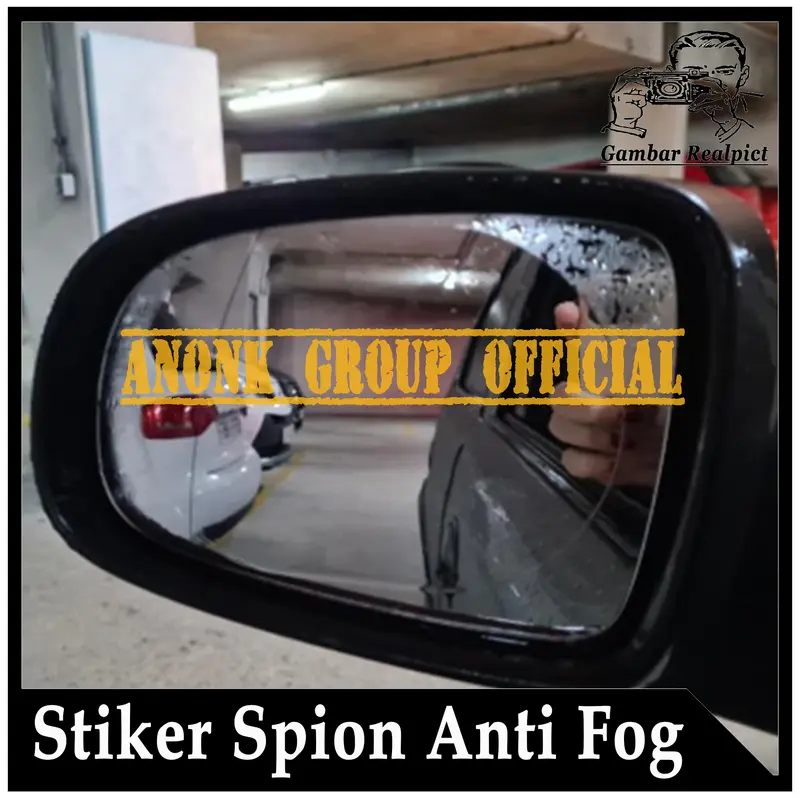 Stiker Anti Fog Spion Mobil Motor / Stiker Kaca Spion Anti Air/Hujan 8