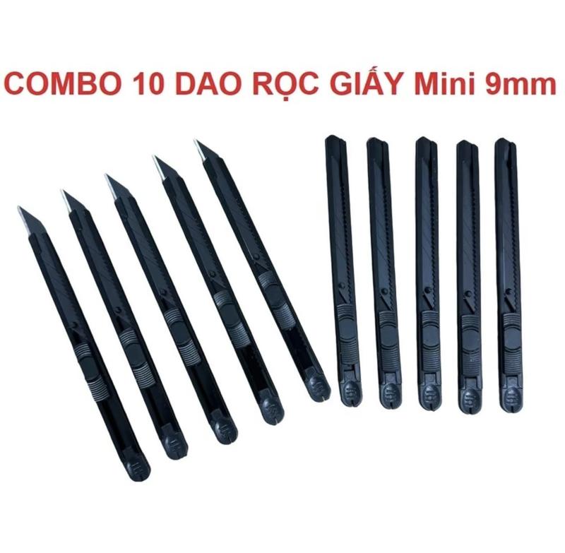 Product Introduction of Combo 10 Dao Rọc Giấy mini Rọc Decal, Dán Tem xe, Dao Trổ Mini Thép Sk5 Cắt Giấy Cắt Băng Dính, Dao Rọc Giấy Mini Bản Bé 5