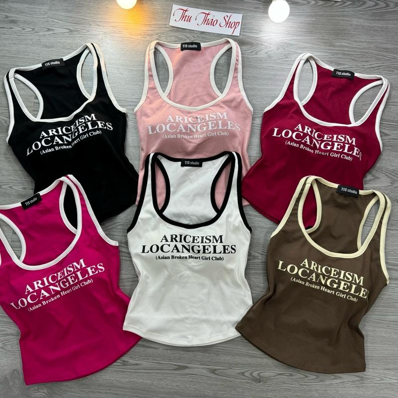 ÁO THUN 3 LỖ IN CHỮ CÓ KÈM MÚT ĐỆM FOM DÁNG VỪA