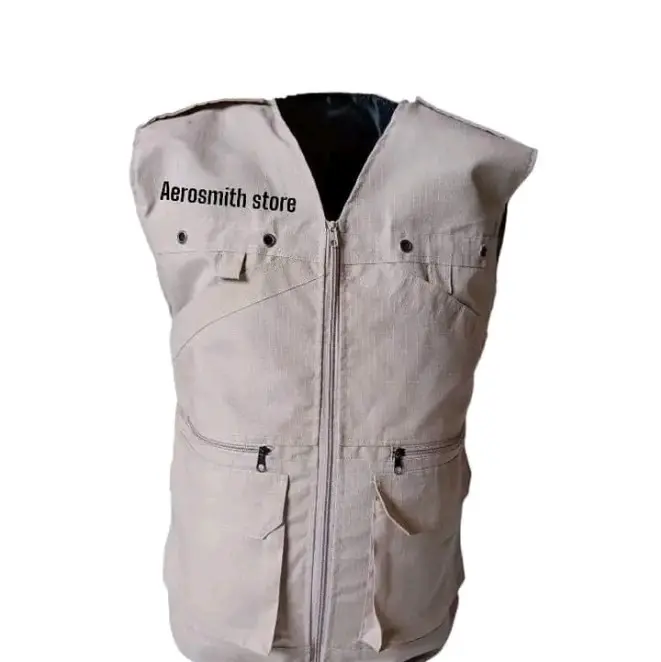 rompi tactical rompi cargo rompi comunitas rompi lapangan Pria Wanita Polos Casual Hitam Polos 3