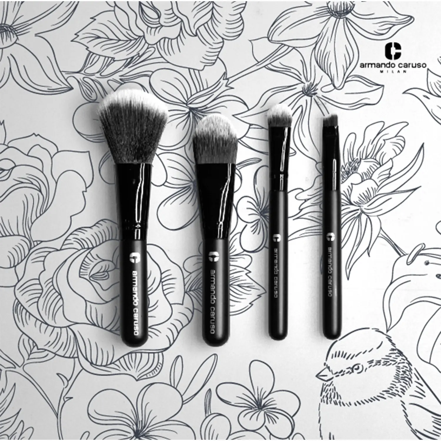 Armando Caruso Essential Mini Travel Brush Set 4Pcs 5004