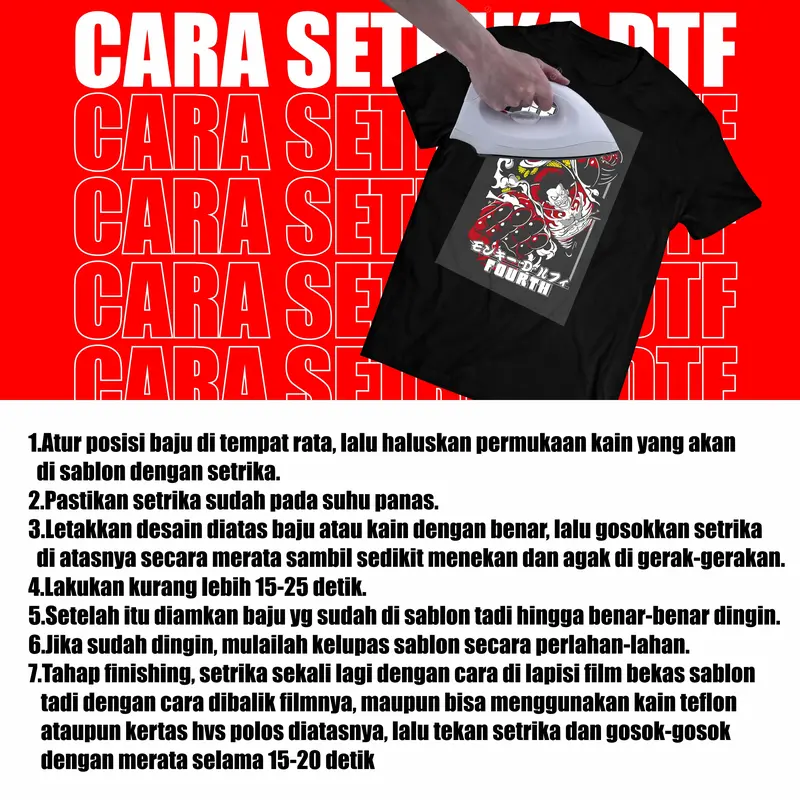 SABLON KAOS MOTOR CB DTF STIKER A3 A4 JEMBER 4