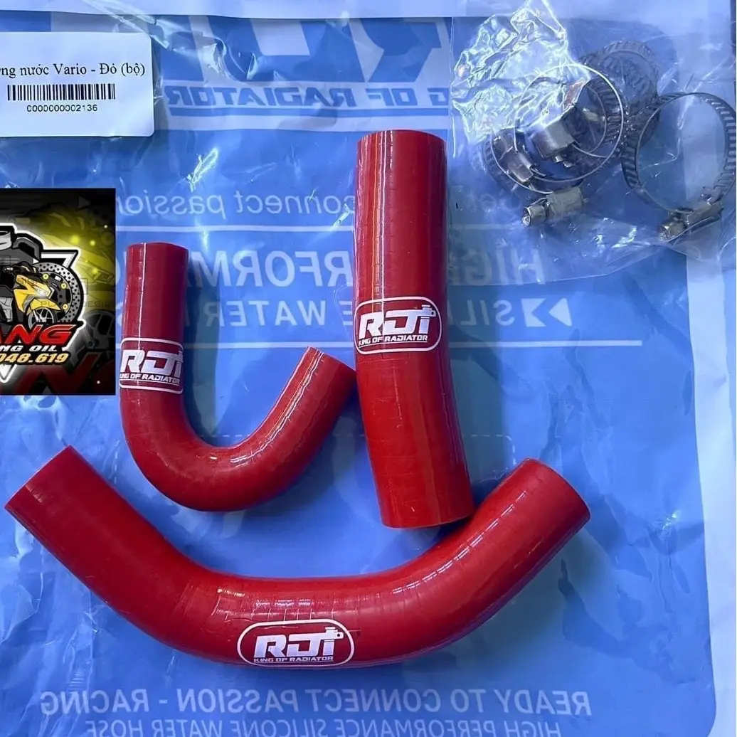 Ống nước RDT ( đỏ /Xanh dương ) cho Vario/Click/AB 125/150 ( Tặng kèm 6 cổ dê)