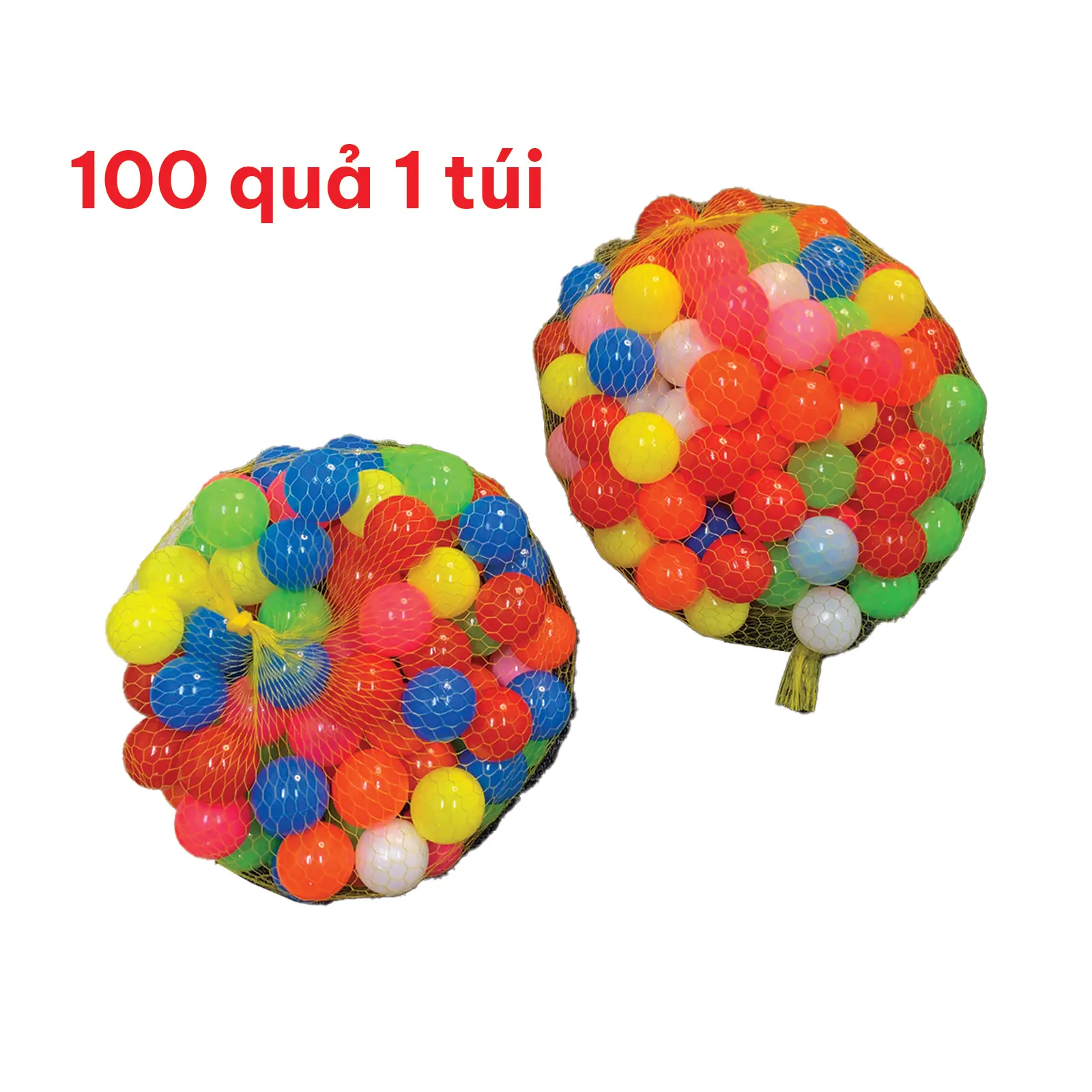 10 bóng- 30 bóng - Túi 95-100 bóng nhựa mềm đủ các màu sắc dành cho bé (đkinh 5,5cm) - Bé chơi trong nhà quây bóng chỉ cẩn sử dụng 1-2 túi là thoải mái bóng chơi Đồ Chơi.