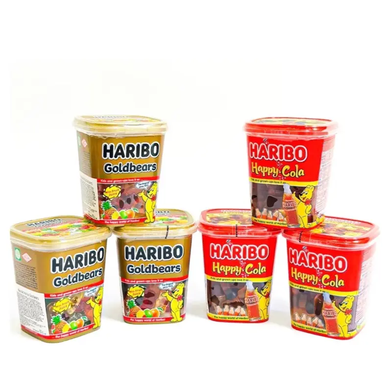 Kẹo dẻo Haribo vị trái cây Mix vi coca hộp 150gam - Thức Ăn Vặt candy (vàng 6/2025) đỏ 12/2025