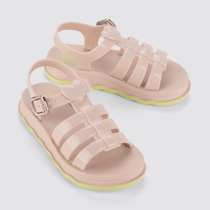  Zaxy Power Love kids   sandal bé gái lớn  màu nude 