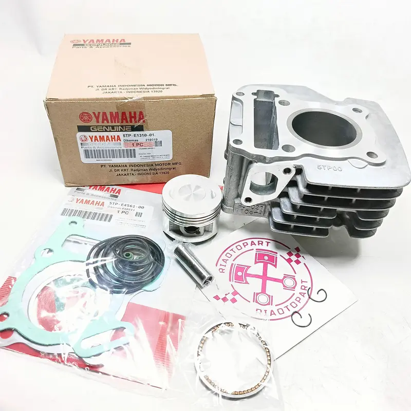 BLOK SEHER KOMPLIT PISTON KIT ( FREE TOPSET ) JUPITER Z , JUPITER Z LAMA , JUPITER OLD, JUPITER Z BURHAN , VEGA R , VEGA R NEW KODE 5TP 2