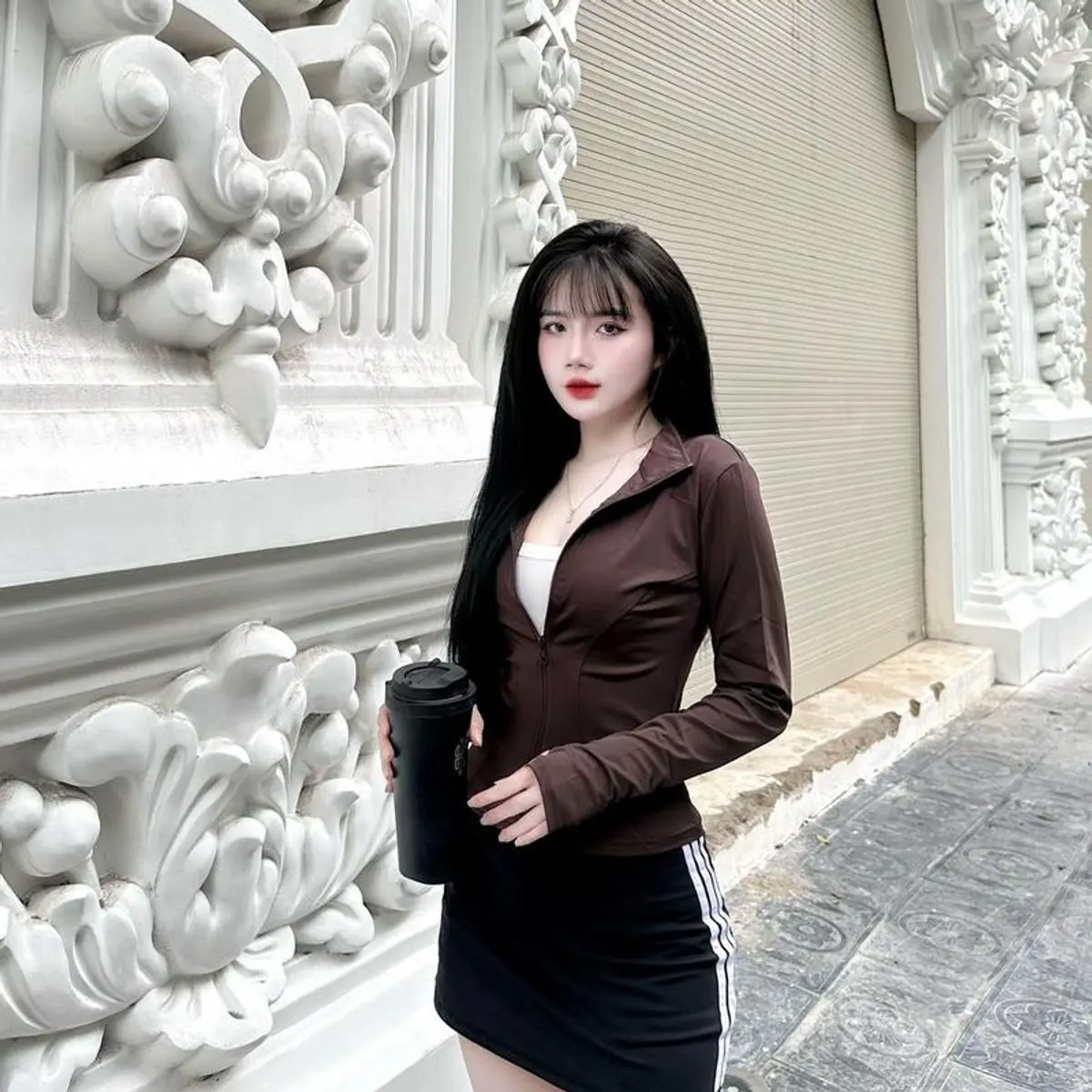 Áo Khoác Nữ Tập Gym, Yoga Vải Thun Lạnh Hàng QC Loại 1. Form Nhỏ - Tăng Size [TT21] Đồng Sport Chạy Bộ - Top, Jacket