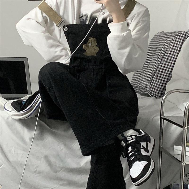 Product Introduction of Quần Yếm Denim, Dành Cho Phụ Nữ, Bộ Sưu Tập Mùa Xuân 2024, Thêu Muối, Dáng Rộng Vừa Vặn, Thiết Kế Dễ Phối Đồ Ống Đứng Và Rộng, Áo Jumpsuit Quần, Quần Thời Trang Ong Women 7