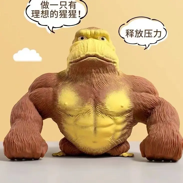 Đồ Chơi Điều Chỉnh Giải Tỏa Căng Thẳng, Phong Cách Cùng Gorilla Wang Của Xiaohongshu TikTok, Thoát Khứu Vui Nhộn Lỗ Thông Hơi Lala Rebound, Dụng Cụ Hữu Ích, Được 2515 Người Khâm Phục