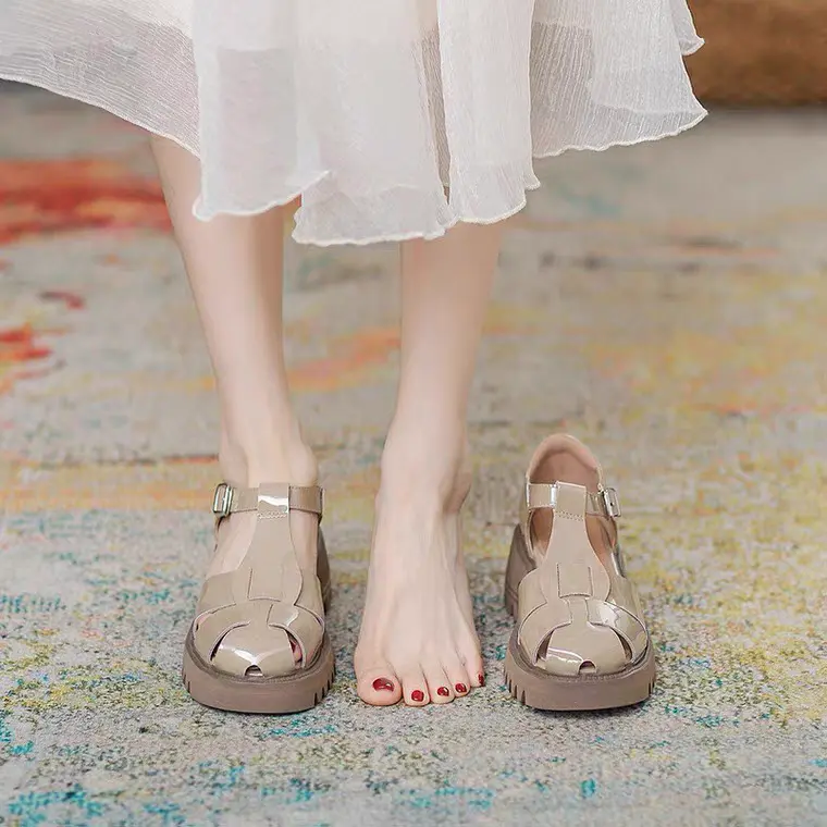 Sneakersdaily 459 Sandal Tali Wedges Fashion Wanita Premium 4