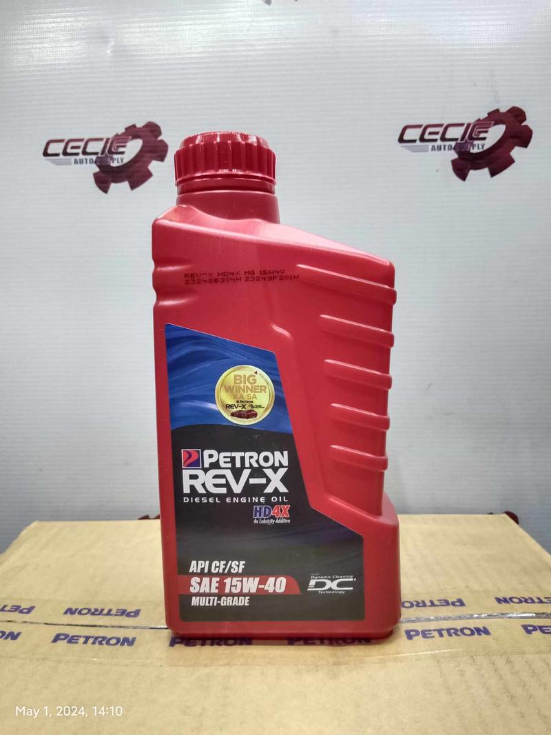 Product Introduction of Petron Rev-X HD4X Diesel Engine Oil Multi Grade MG 15W-40 1 Liter 7