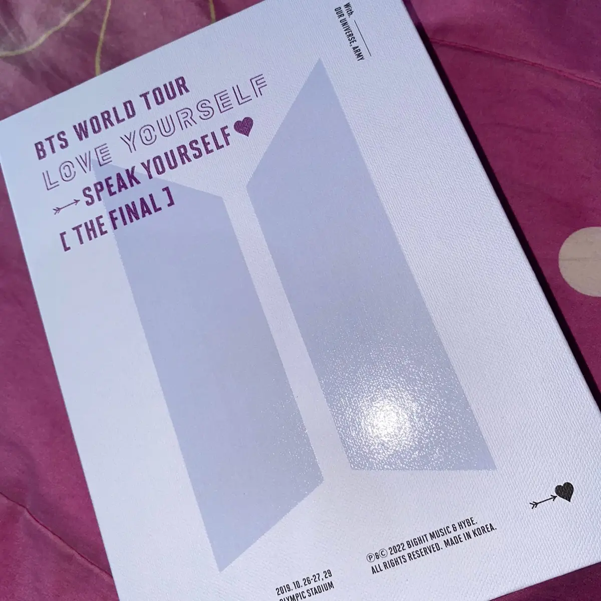 (READY) SHARING DVD BTS - ‘Love Yourself: Speak Yourself’ [THE FINAL]