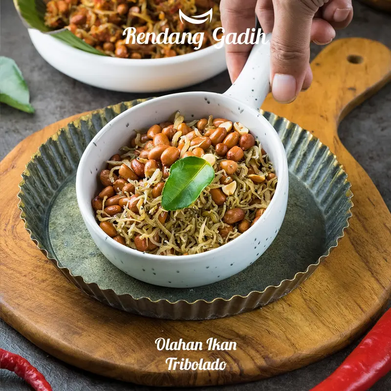 Rendang Gadih - Tribolado Teri Kacang Balado 200 g 5