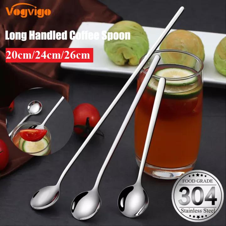 Muỗng Thìa Cà Phê Cán Dài INOX304-  MUỖNG SINH TỐ - COCKTAIL - LOẠI DÀY