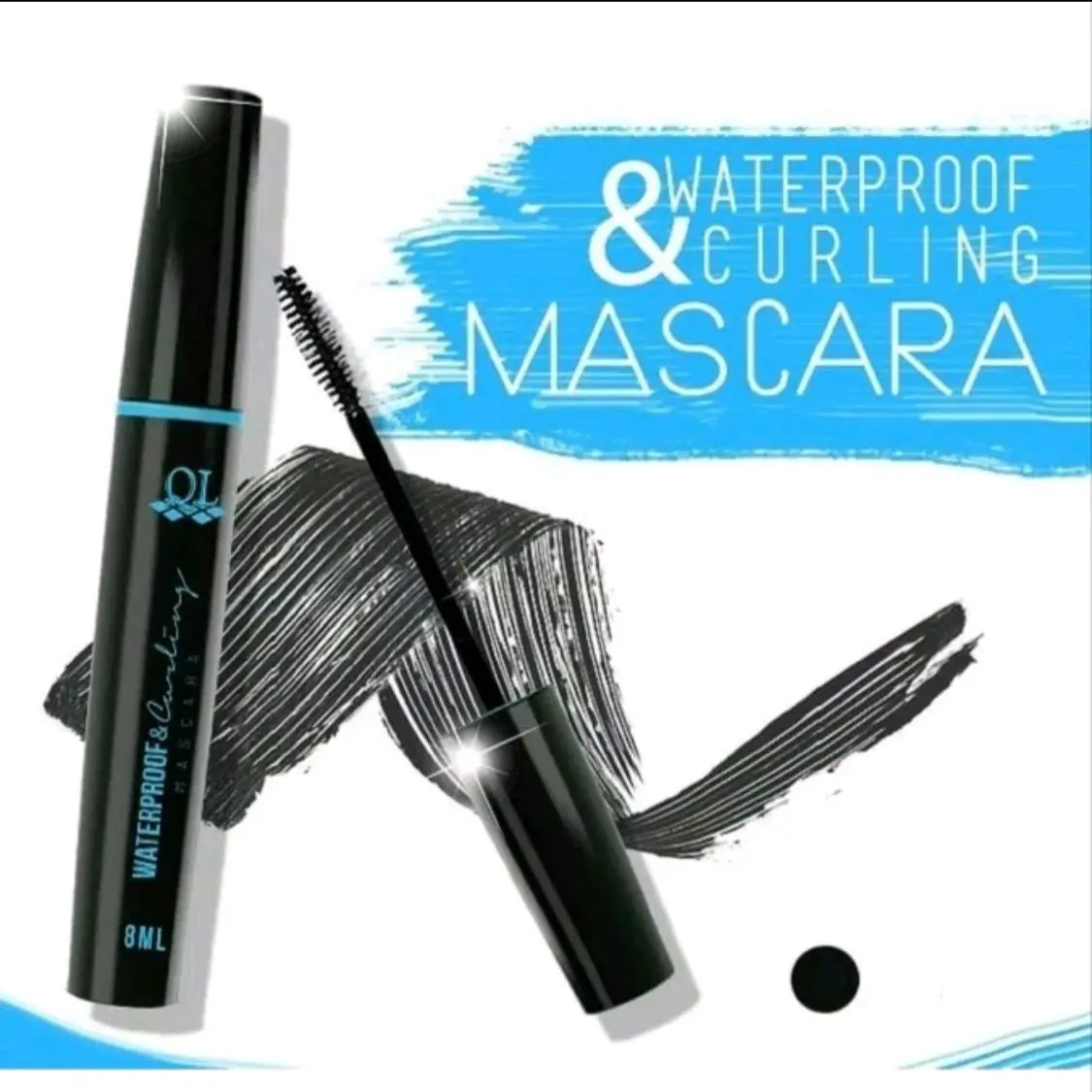 MASCARA QL - WATERPROOF & CURLING MASCARA 8ML