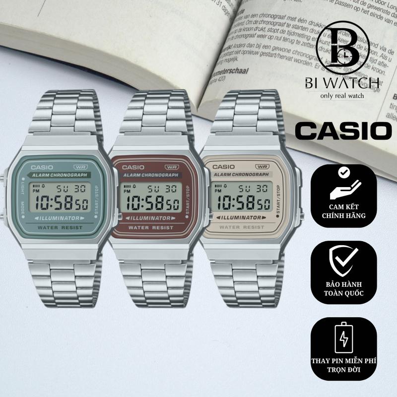 ĐỒNG HỒ UNISEX CASIO A168WA || NEW ITEMS || CHÍNH HÃNG Caro Đeo Tay đồng hồ  vintage