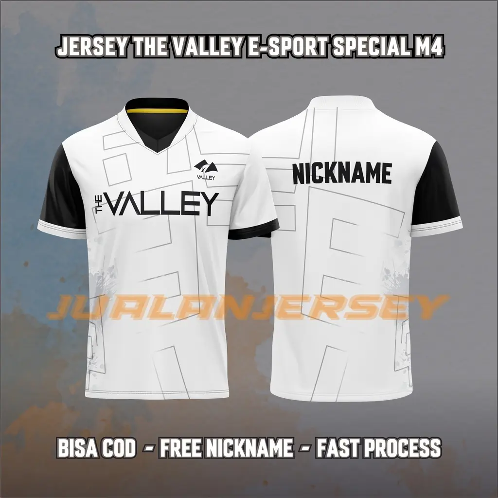 Áo Thi Đấu THE VALLEY ESPORT 2023, Phiên Bản Đặc Biệt, M4, Có Thể Tùy Chỉnh Tên Nick