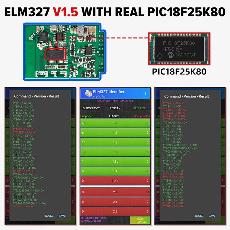 Công cụ chẩn đoán, Dụng cụ sửa chữa cho ELM327 OBD2, dành cho Android và IPhone, Máy quét OBD2, Công cụ chẩn đoán, Máy quét WiFi trên ô tô, Máy đọc mã lỗi 5