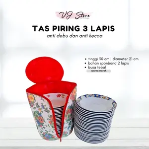 TAS PIRING 3 LAPIS SPOND TEBAL