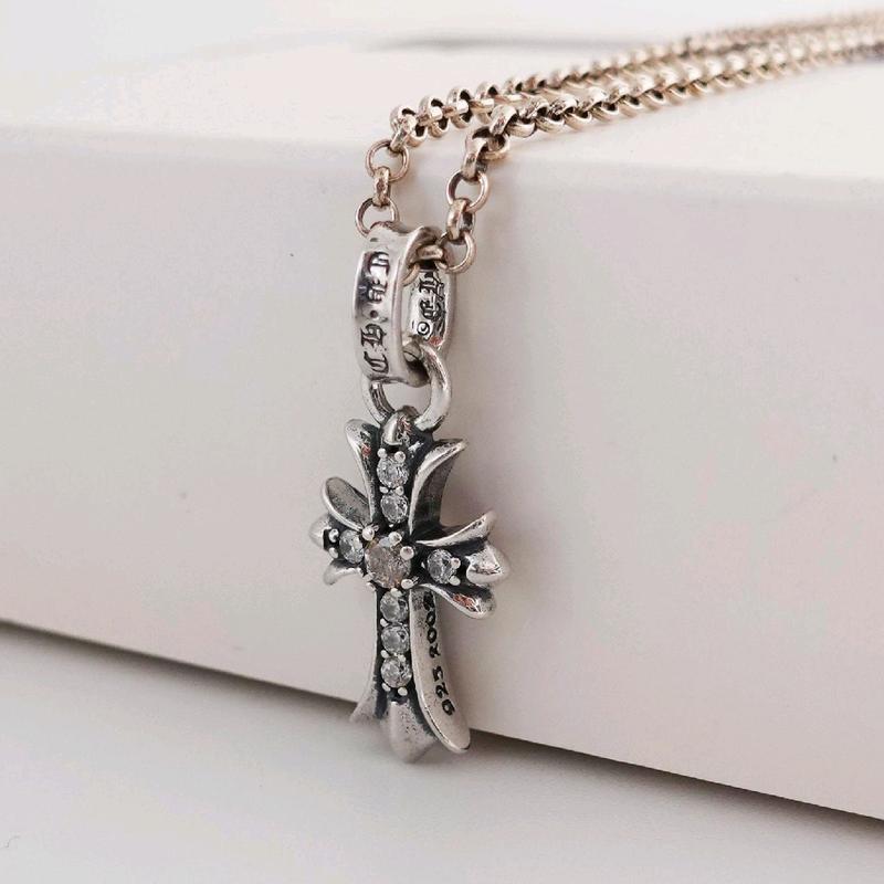 Mặt dây chuyền bạc M60  họa tiết thánh giá phù hợp cả nam và nữ | Midas Jewelry | Phụ kiện Hoa Voi