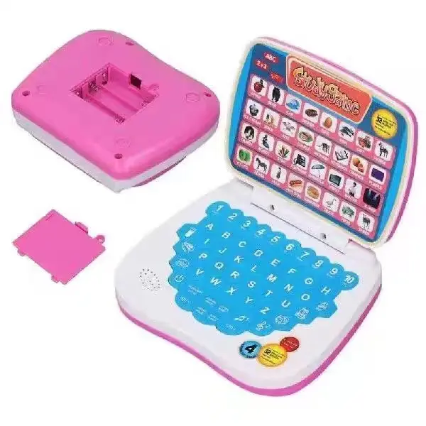 English Children's Simulation Notebook Computer Model Toy Early Education Learning Machine Keyboard Portable Typewriter