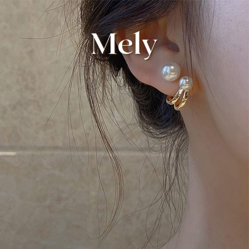 Bông tai Nữ ôm vành tai sang trọng hiện đại Mely H89