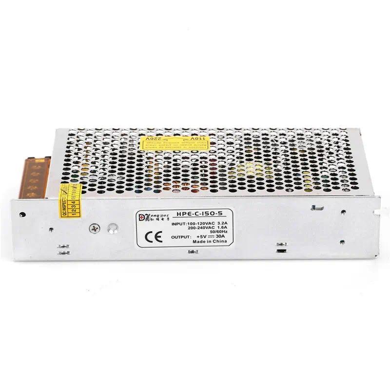 LED Power Supply DC 5V 30A 150W Switching Power Supply Source Transformer 100-240V AC DC SMPS 1