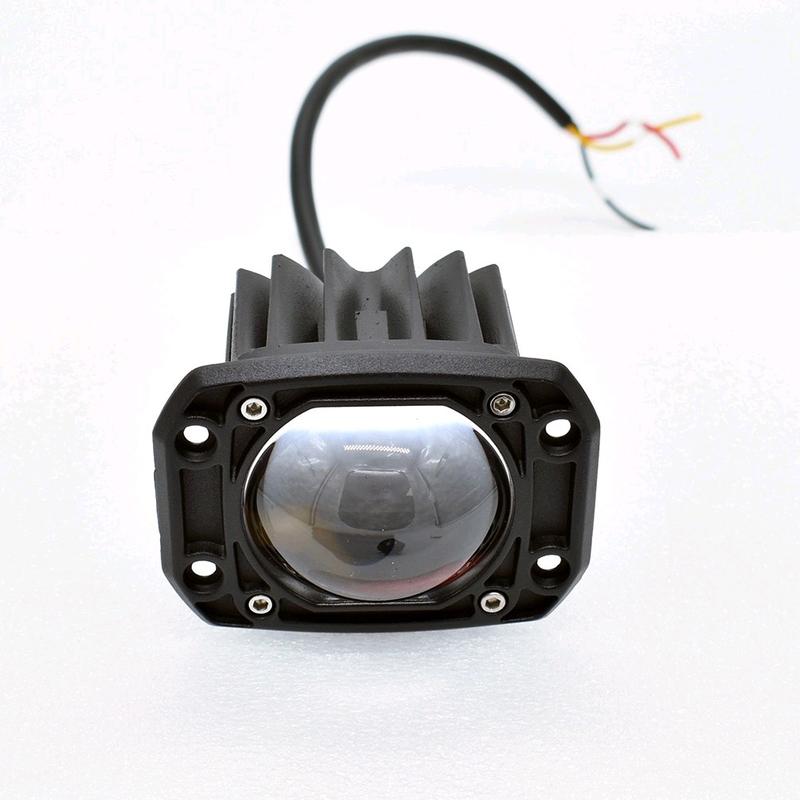 Lampu Foglamp 2Warna LED Bumper Mobil 30Watt 8D Offroad Jeep Car 2