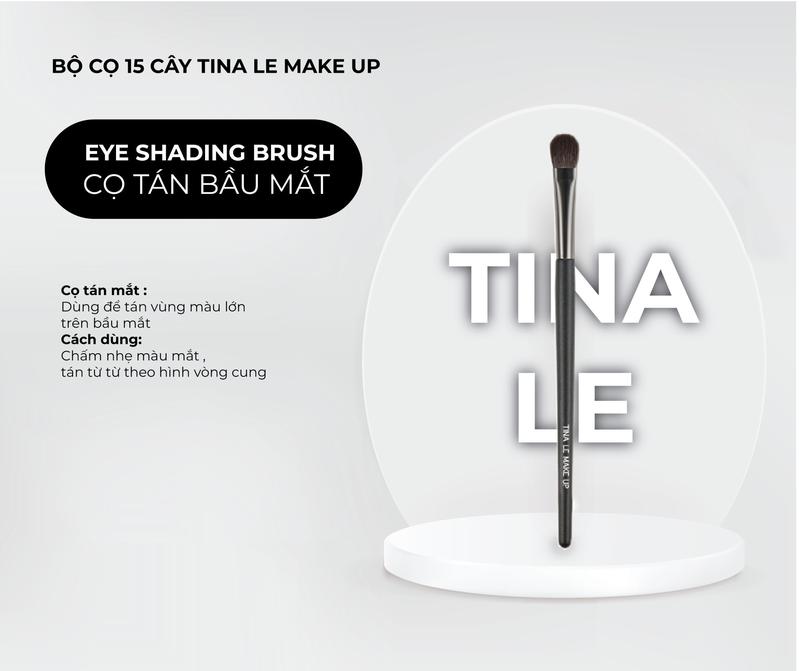 Cọ tán bầu mắt Tina Lê Make Up cọ trang điểm mắt chất lượng cao mềm mại làm từ lông chồn nước Mỹ Phẩm Cosmetic