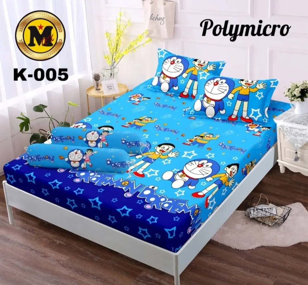 SEPRAI PROMO ( BELI 1 DAPAT 1  ) SPREI MOTIF DOREMON 3D PREMIUM MIRIP BONITA ASLI ORIGINAL [ 180x200 ]
