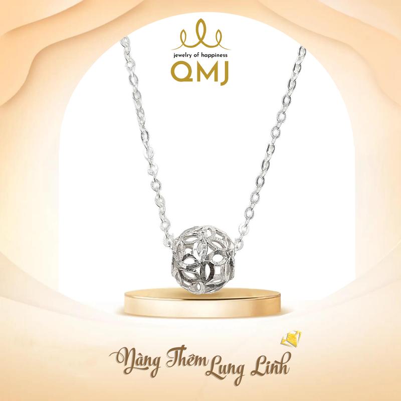  QMJ STORE GMV - Q140 DÂY CHUYỀN BẠC CHÂU KIM TIỀN may mắn lộc tài bạc S925 cao cấp phay máy 3 MÀU BẠC TRẮNG SANG - không xi kim D dây nữ đẹp thời trang phụ kiện trang sức 