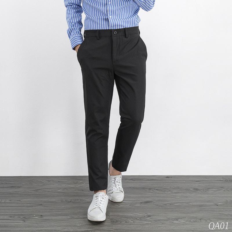 quần âu nam from slim dáng ngắn đẹp chất dầy dặn không nhăn , không xù
