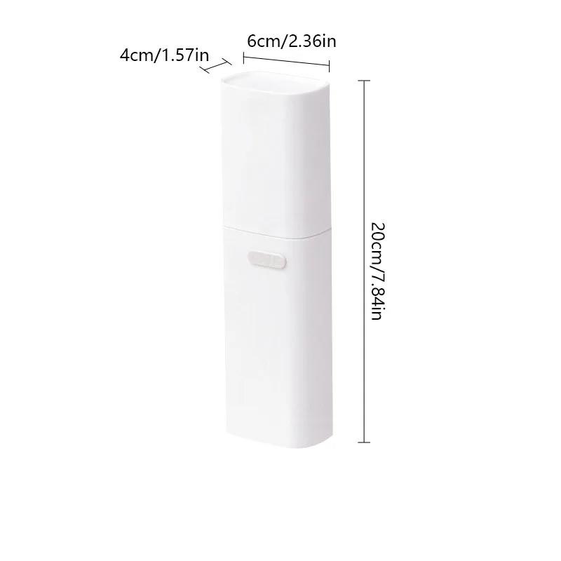 Product Introduction of Portable Travel Toothbrush Holder with Lid, Plastic Storage Box, School, Camping, Bathroom Accessories Organiser 0