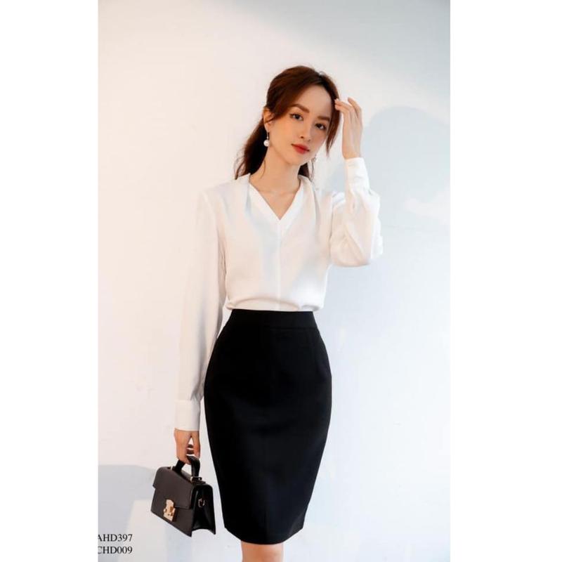 Chân váy bút chì dáng thường TIIN STORE CHD009