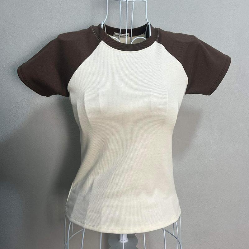 Áo raglan thun gân baby tee ( mẫu mới tay dài ) 4