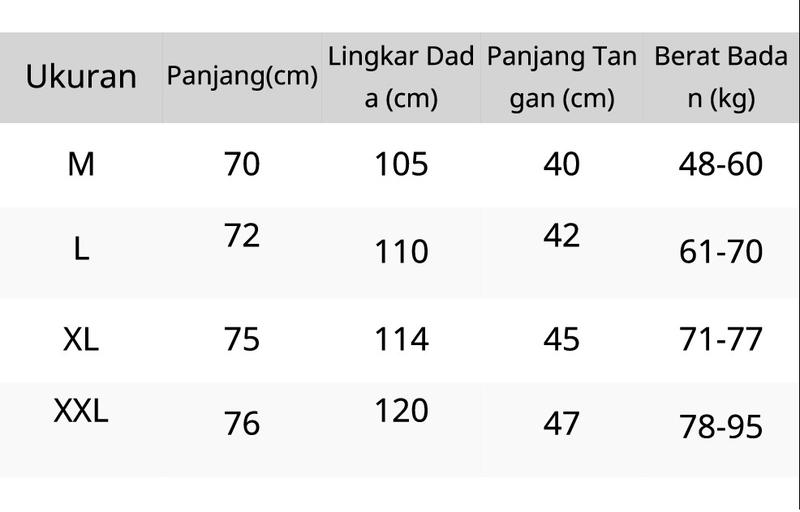 Product Introduction of Kaos Riziqu Spony Bahan Katun Combat 20s Lengan 7/8 Karakter Bawah Belah Samping Tebal Nyaman 0
