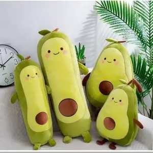 Boneka Bantal Dan Guling Karakter Buah Alpukat Bantal Dan Guling Avocado Kain Yelvo Premium Silicon Dacron Super Ukuran Guling 60x30 Cm Bantal 40 Cm SNI