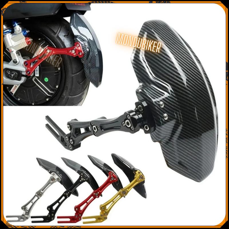 Dè chắn bùn carbon phía sau các loại CNC cao cấp vân đẹp cho xe điện xe máy Phụ Kiện Phụ Tùng Cao Su