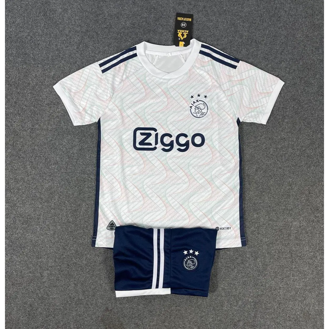 Bộ Quần Áo Bóng Đá Trẻ Em CLB Ajax Loại Cao Cấp - Vải Thái Mềm Mịn Cao Cấp - Thoáng Mát - Thấm Hút Mồ Hôi Tốt