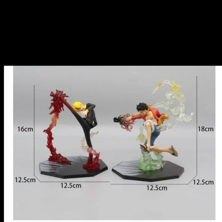 Pajangan action figure anime one piece luffy zoro sanji ace Toy 3