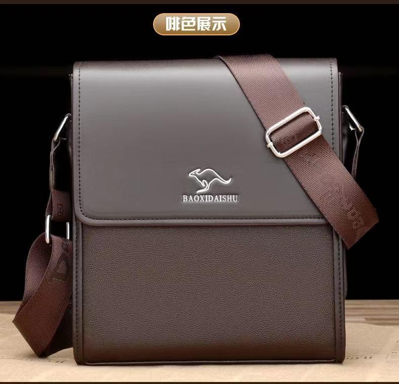 Product Introduction of Tianhongdaishu Man Bag Genuine Leather Shoulder Bag Small Saddle Bag Men's Crossbody Large Capacity Cattle Leather Bag Business Casual Bag New 9