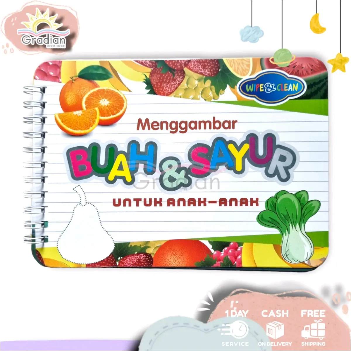 Menggambar Buah dan Sayur