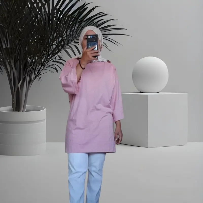 MaxPro Kaos Polos OverSize Busui - Non Busi Hijab Friendly - polos - katun combad 1
